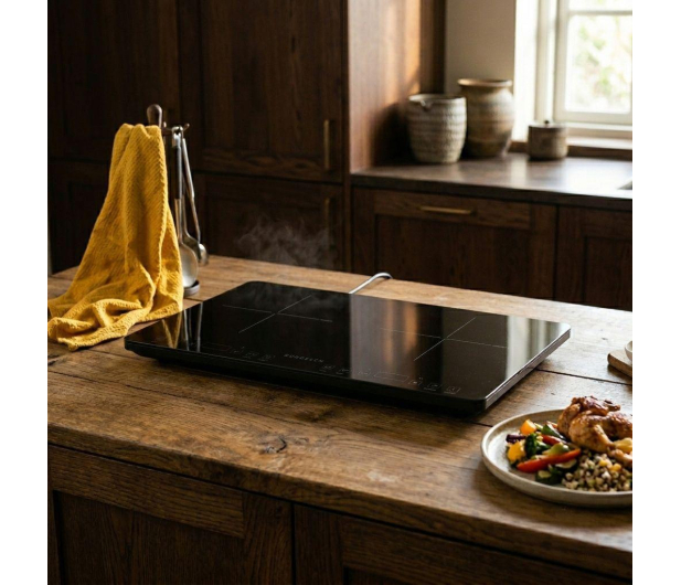 Kohersen Kuchenka indukcyjna Black Matt Double - 1600181 - zdjęcie 8